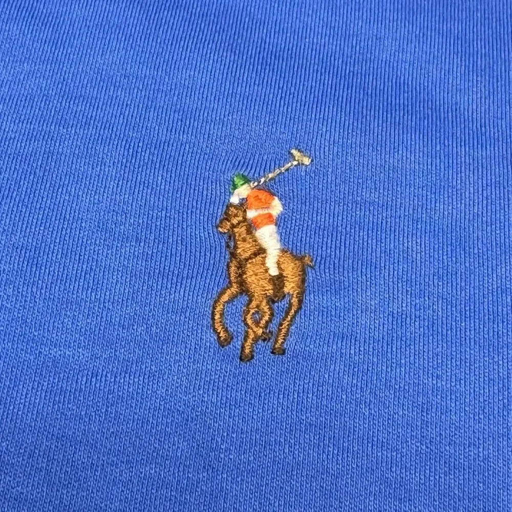 Polo Ralph Lauren Pima Cotton Soft Touch Polo Shirt Men’s Size M Blue Preppy